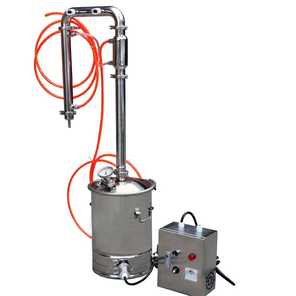 50Litres Stainless Steel Wine Making Kit Water Kit for DIY Whisky Distiller Home Brewing