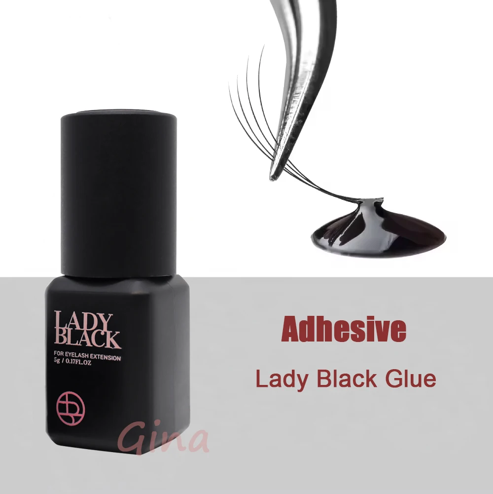 Hot selling lash glue 2-3s drying eyelash extension sensitive glue lady black glue Korea original sky brand adhesive customize