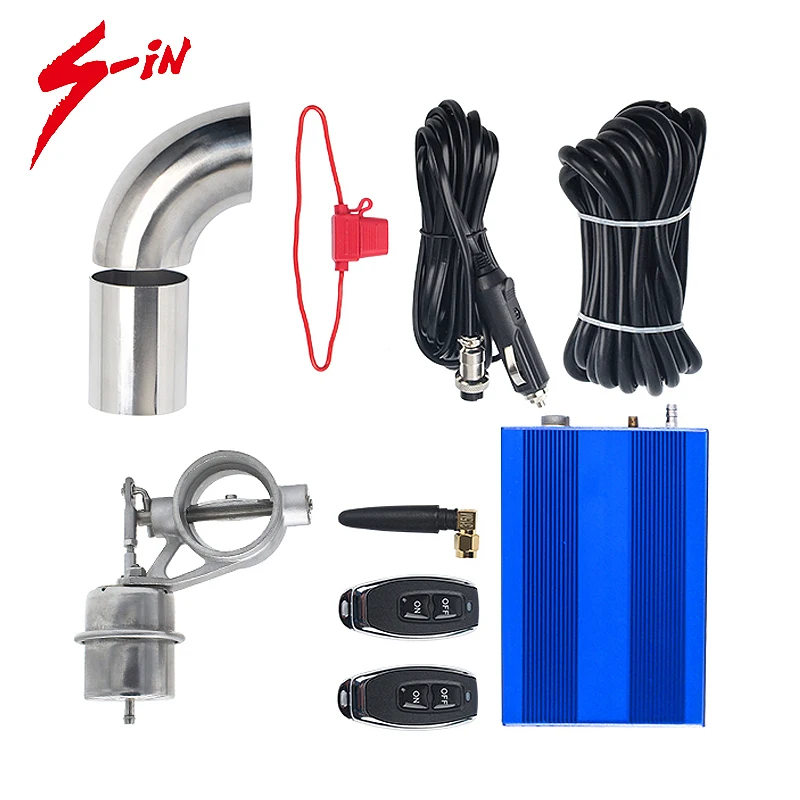 Automotive car exhaust valve cutout normal open vacuum flap cutout valvetronic muffler auto parts air pump performance exhaust