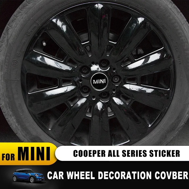 Union Jack For Mini Cooper R55 R56 R60 R61 F54 F55 F56 F60 One S JCW Wheel Center Hub Hubcaps Cover Shell Case Car
