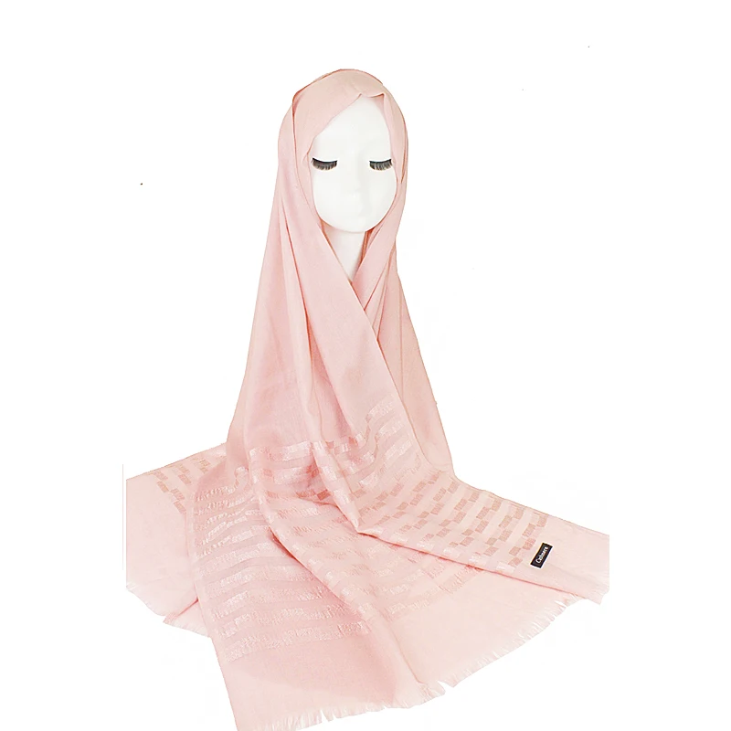 Wholesale Women Pashmina  Many Colors Available  Summer Jacquard silk Muslim Head Shawl Scarf Hijab