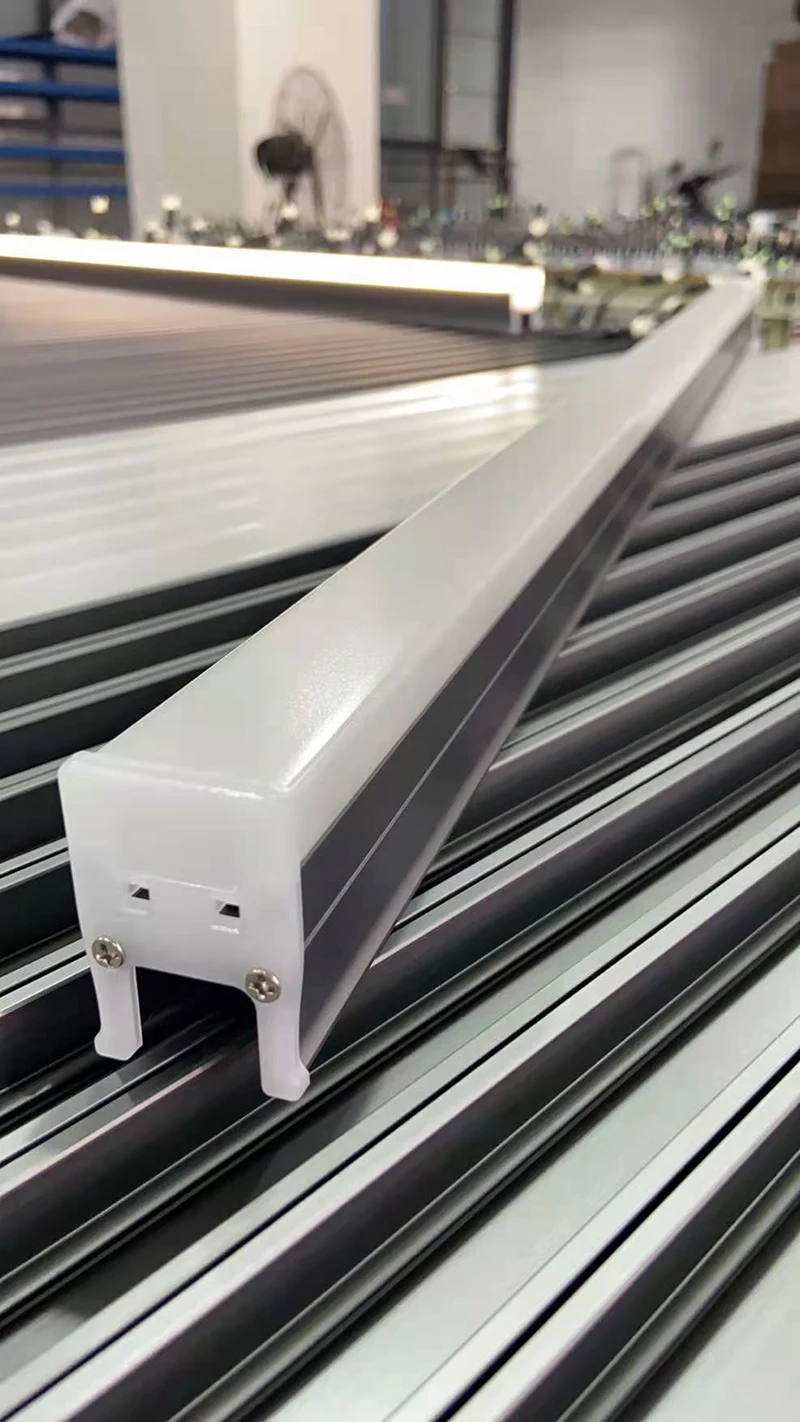Led Linear Lighting Fixture Waterproof 24V LED Tube Ip67 dmx rgb outdoor wall washer light for building lighting