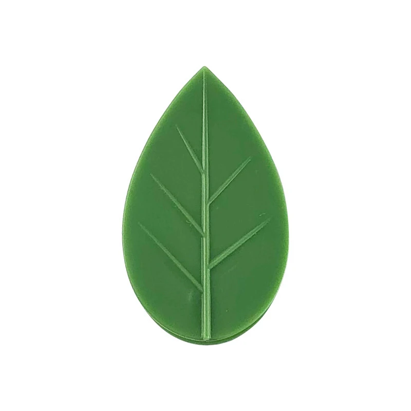 Hanging Plant Clips Wall Hook Adhesive Clips for Plant Plant Climbing Wall Fixing Bracket Self-Adhesive Green Leaf Shape Hooks