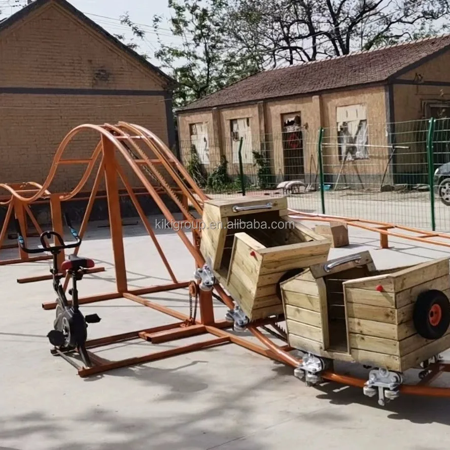 Amusement park rides equipment outdoor factory wholesale electric mini roller coaster amusement park roller coaster