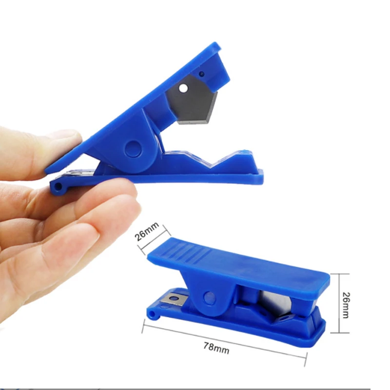 Portable Teflon Pipe Tube Hose Cutter Scissors Hand Cut Tool for Cutting PU, PE, PVC, Nylon, Rubber, Plastic, PTFE T