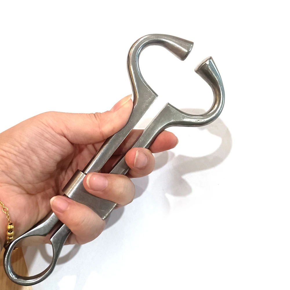 KD933 restraining instrument lockable cattle cow bull nose pliers holder 18.5 cm for veterinary