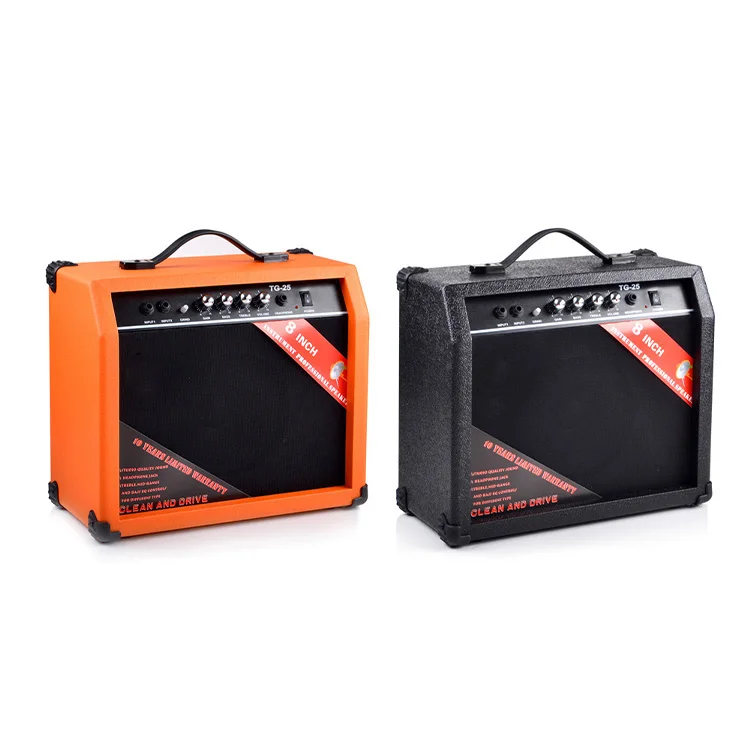 Hot sales High Quality 25W Professional Bass Guitar Amplifier Acoustic / Electric Guitar Speaker