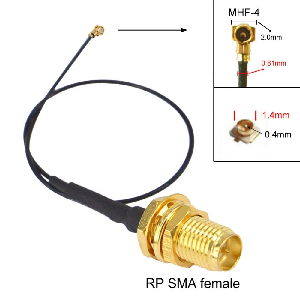 Rp Sma Female To Ipex Crimp Jack Antenna Wifi Rp Sma Female Jack To Ipx U. fl Female Jack Cable