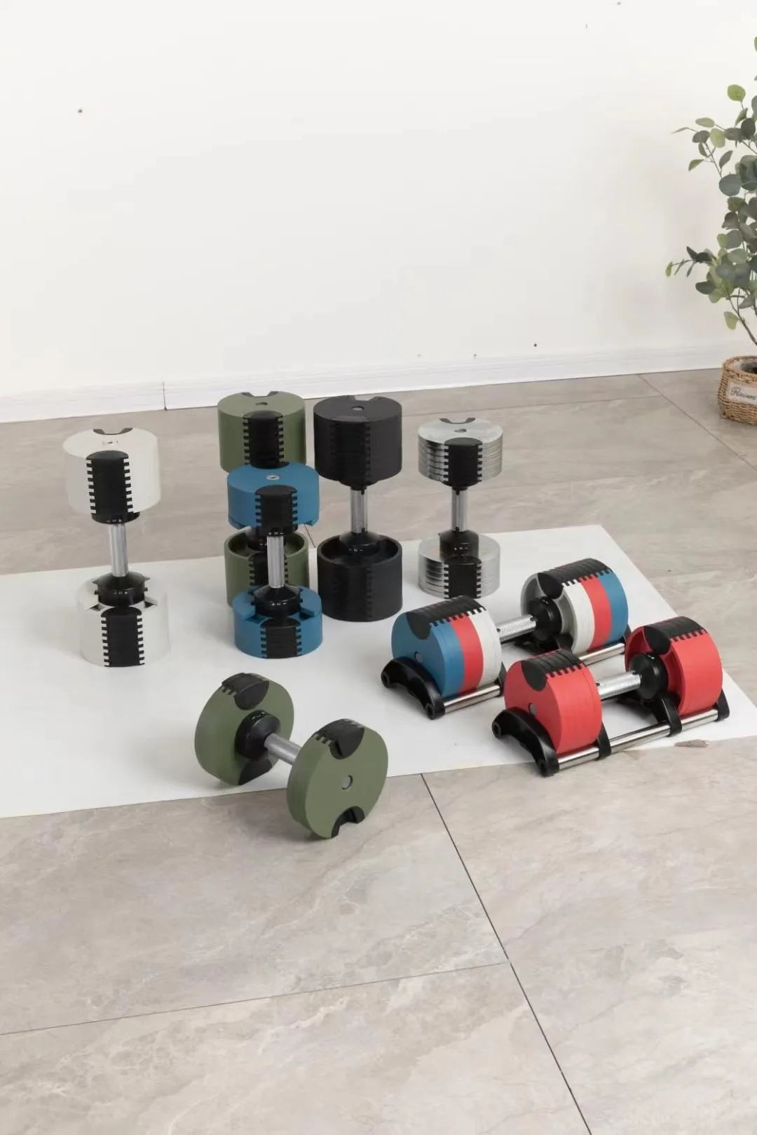 20Kg Adjustable Dumbbell Set  for home gym    All in One  Free  Weight Dumbbell For Workout