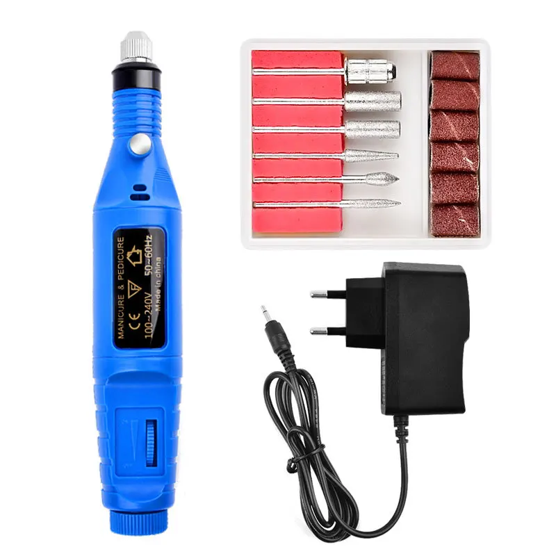 Electric Nail Drill Acrylic Tools Professional Portable Electric Nail Drill for Nail Polishing Machine