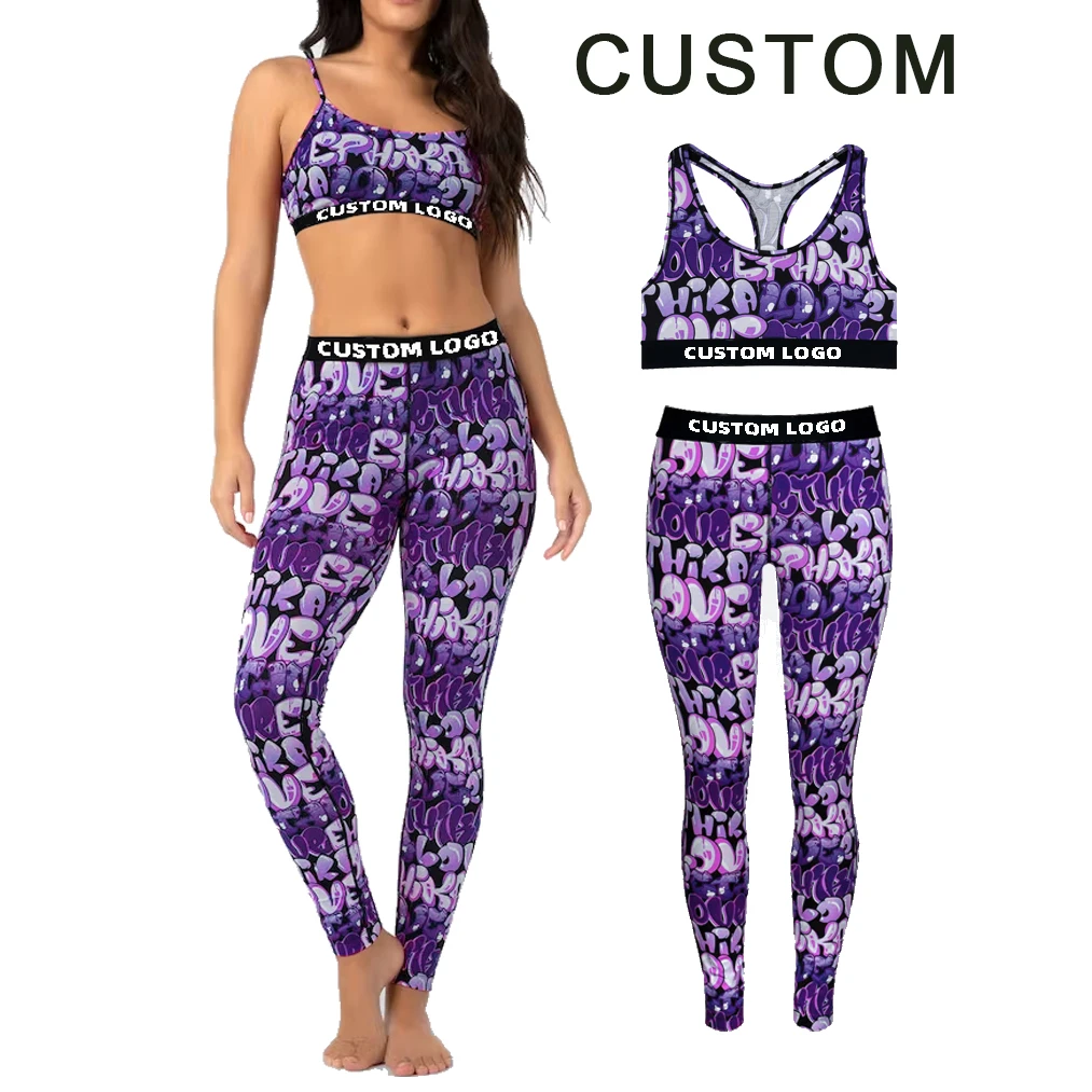 oem printed custom polyester legging push up winter gym tights scrunch butt scrunch butt womens yoga set fitness workout legging