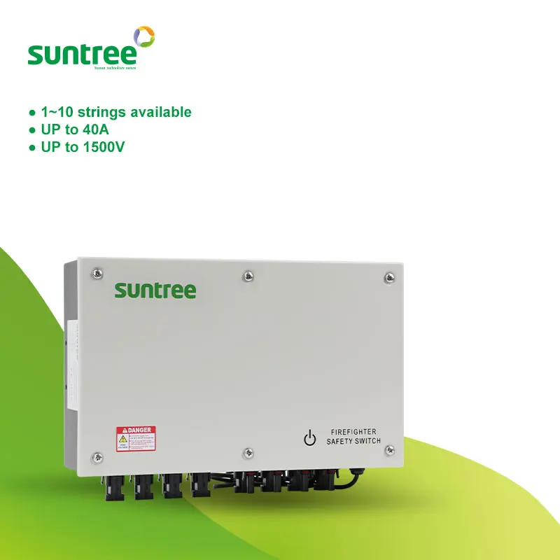 IP65 8 полюсов 4 струны солнечный Pv быстрое отключение пожарный предохранительный переключатель постоянного тока 1500 В 40 А
