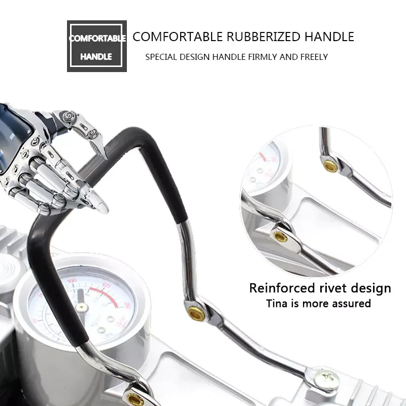 12V Portable Double Cylinder Car wheel Inflator Air Pump Kit for car tires