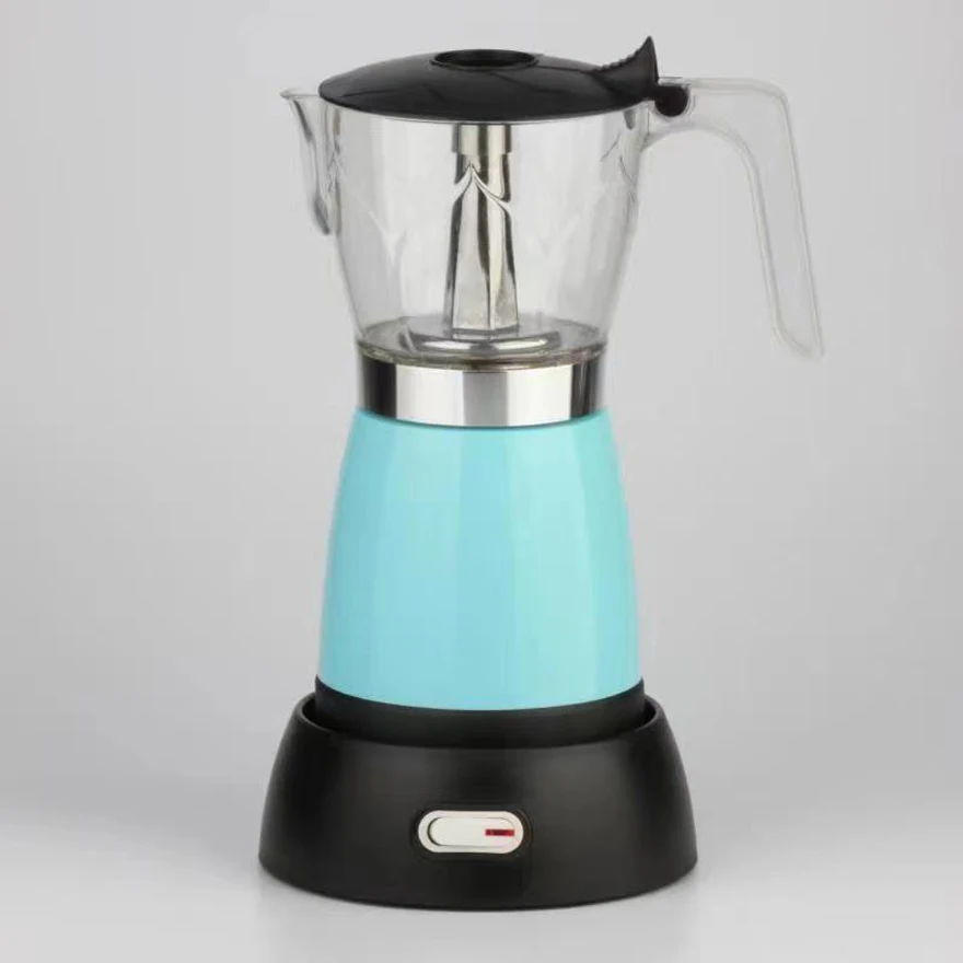 Electric espresso coffee maker 3 cups moka coffee pot