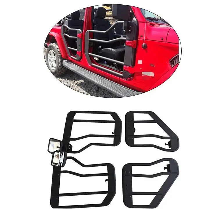 Spedking Hot Sale 4x4 auto tuning accessories 2/4 steel Black Powder-Coated Half Door  for jeep Gladiator JT
