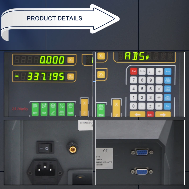 Professional Ditron Digital Readout(DRO) D100 with Linear Scale/High Accuracy Optical Linear Scale System