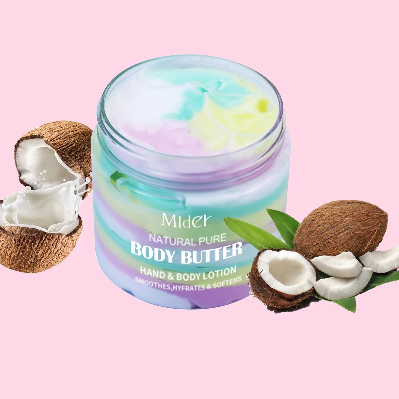 Private Label Moisturizing Whitening Body butter Soothing Repair Brightening Body Lotion