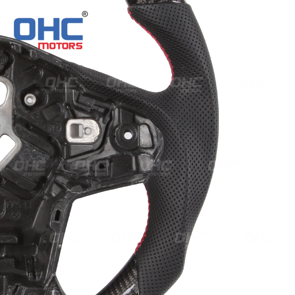 Factory Customized Real Carbon Fiber Steering Wheel for toyota supra steering wheel MK5 A90 OHC MOTORS