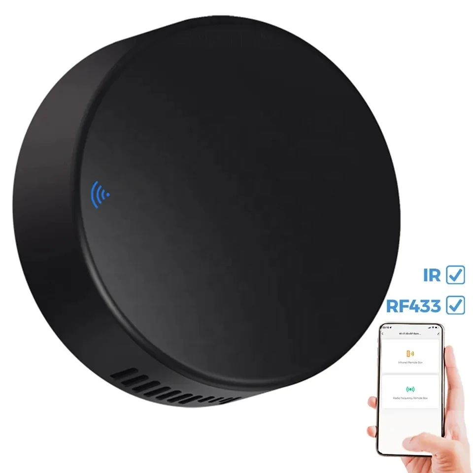 TUYA WIFI Smart IR RF433Mhz пульт дистанционного управления для кондиционирования воздуха ТВ занавес умный