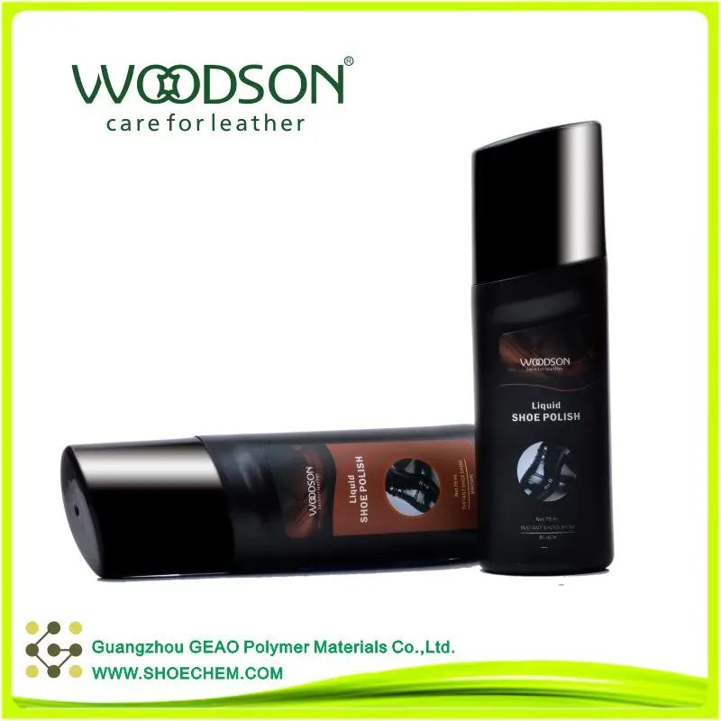OEM liquid shoe polish with sponge applicator smooth leather shoes instant liquid shoe shine