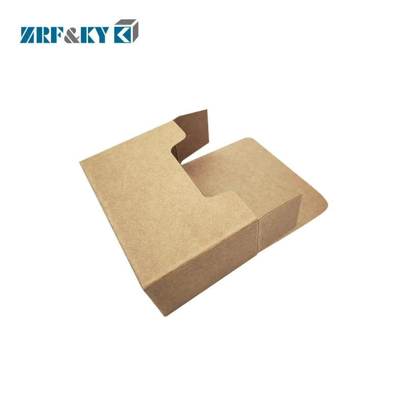 Factory Direct Supplier Recyclable Eco-Friendly Paper Packaging Brown Kraft Customizable Pattern Folding Box