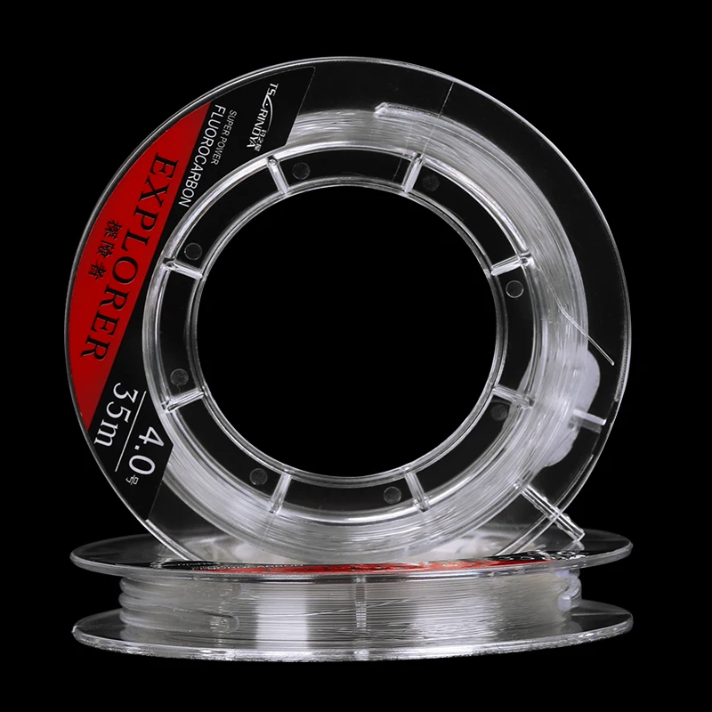 TSURINOYA  EXPLORER Fishing Lure Line 35m  Main Line High Strength Sinking Carp Wire Fluorocarbon line