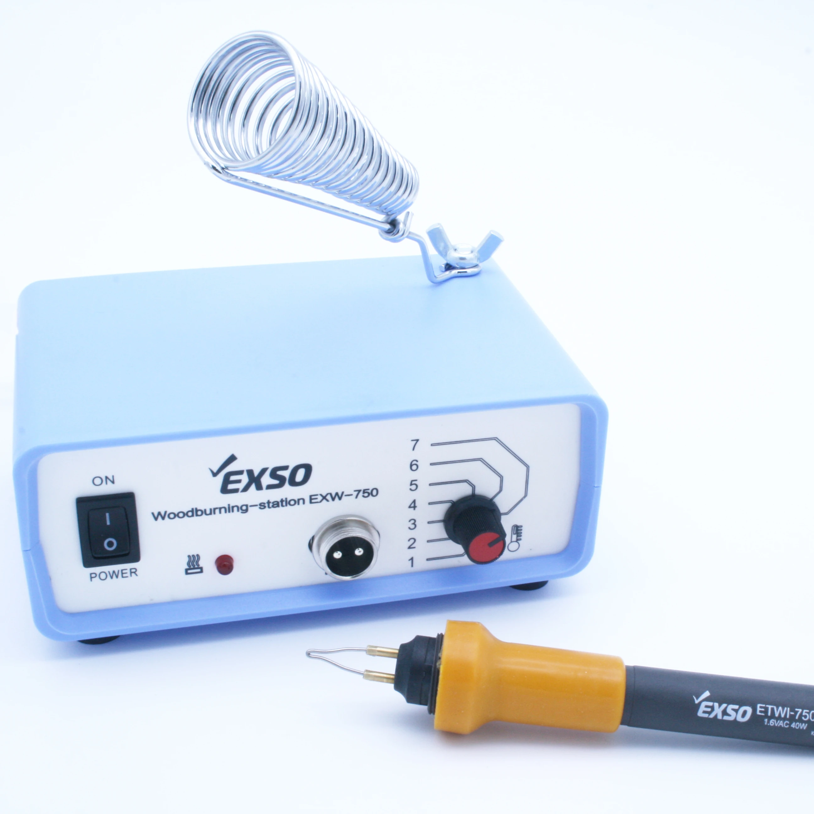 EXSO Electric Wood Burning Stati. Wood Burning Pen. Adjustable Temperature. EXW-750 * 1 EA Burning Pen. Made In Korea