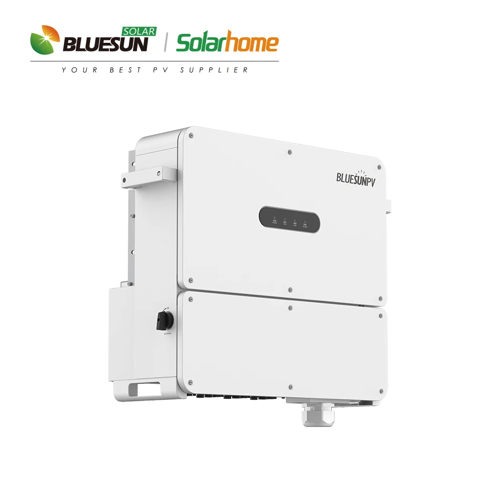 Bluesun Home Systems 50KW Solar Grid Tie 10kw 20KW 30KW Inverter PV Panel Power System 15KW Off with MPPT Controller