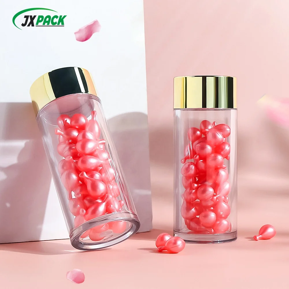PET thick wall thick bottom skin care facial essence bottle white transparent portable cosmetics packaging bottle