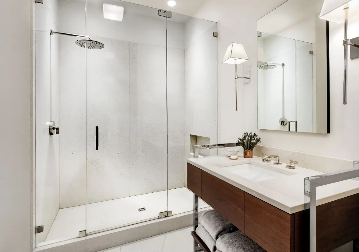 6/8/10mm Bathroom Glass Shower Doors Double Door Sliding Bathroom Shower Screen