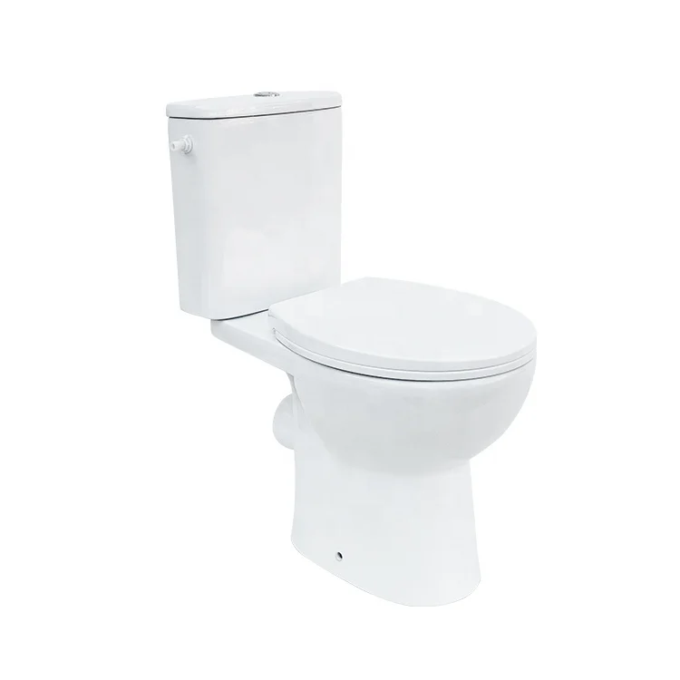 Medyag New Cheap Gravity Flushig Dual Flush Two Piece Toilet P trap Toilette Rimless Wash Down Inodoro