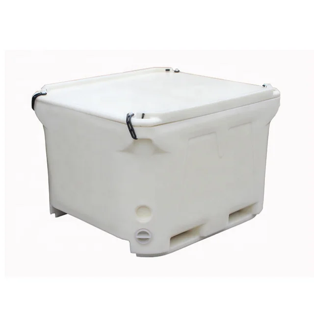 
Hotsale 700L 800L 1000L large sea food fishery seafood shrimp transportation cooler box 
