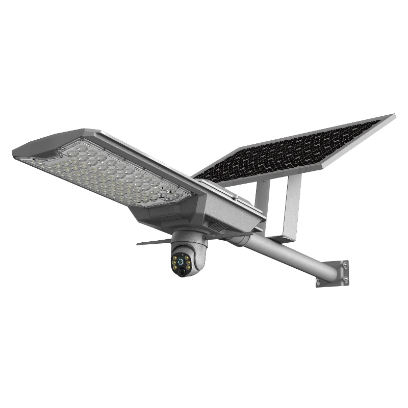 New Arrival LED Solar Street Light with Outdoor CCTV Camera Outdoor Security Camera V380 Solar Street Light