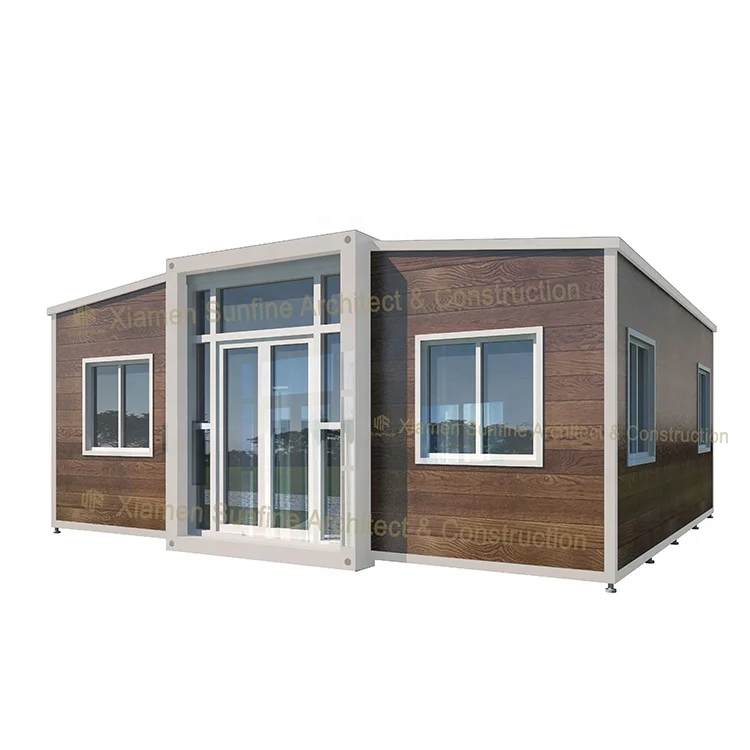 China shipping converted 2 bedroom prefab self contained container portable house modular home apartments house