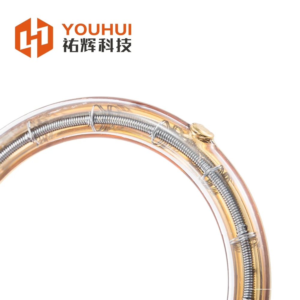 UVIR customized Round Halogen Oven Light ir quartz tube infrared heating 1000w