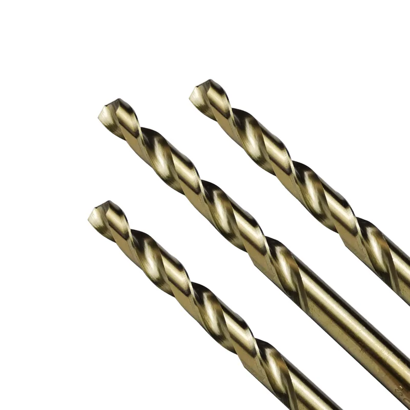 Din 338 German HSS M35 Cobalt 5% Parallel Shank Twist Drill Bits For Stainless Steel/Steel/Metal