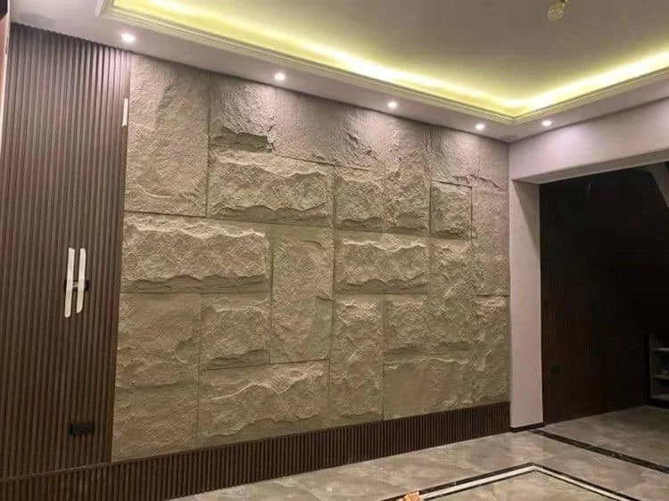 Стеновая плитка из черного дерева