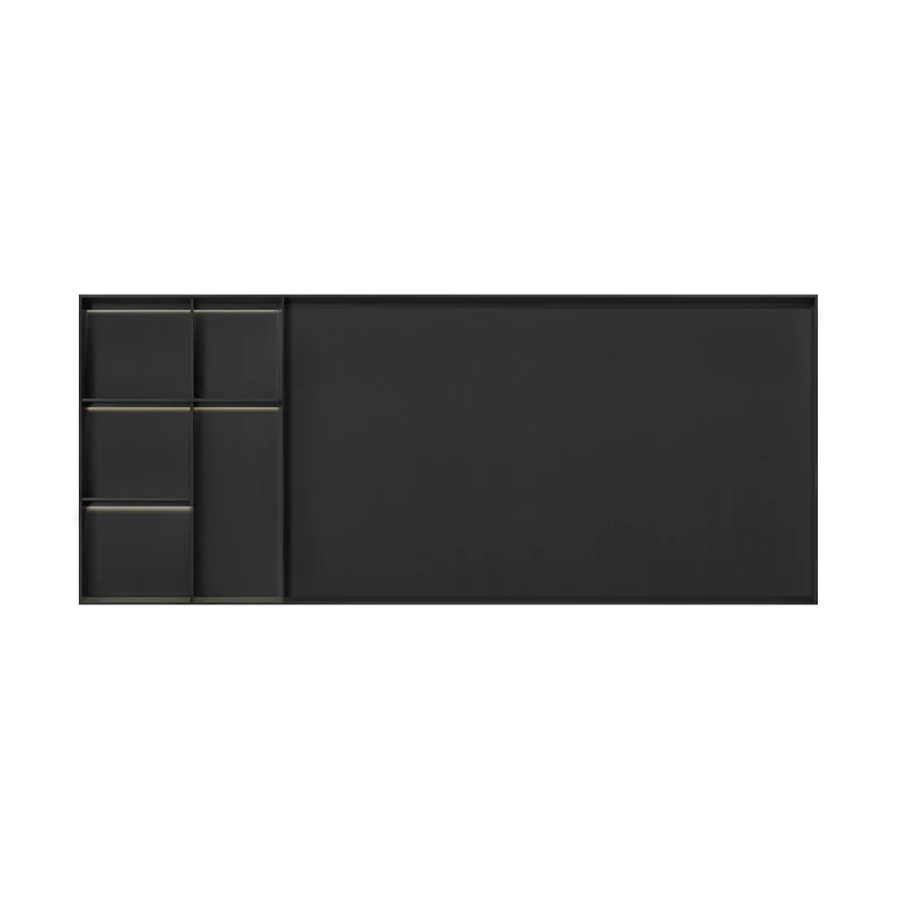 BNITM Living Room Recessed Wall Mount Shelf Organizer Niche Waterproof Stainless Steel 304 Metal TV Niche
