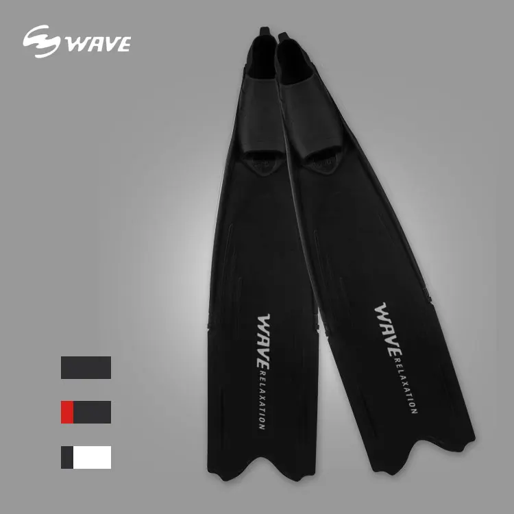 Newly designed professional deep water free diving long diving fins