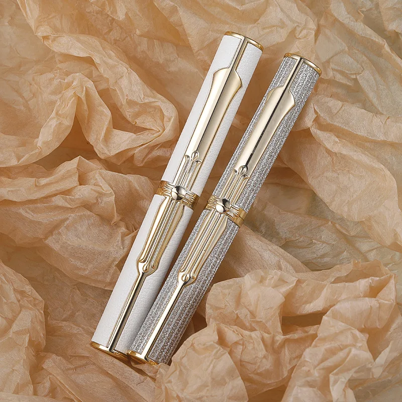 White lipstick tube round lip stick tube beveled mouth lip gloss shell round skinned small heel tube