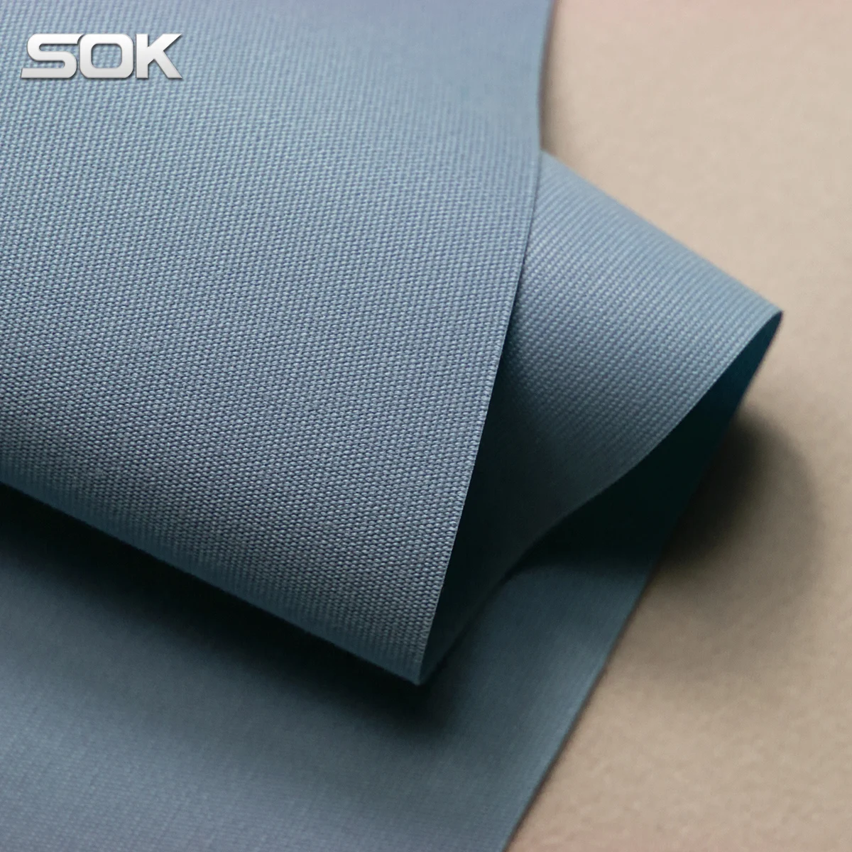 China weaving Solution dyed Polyester staple fabric for marine Canopy Awning BLUE GRAY