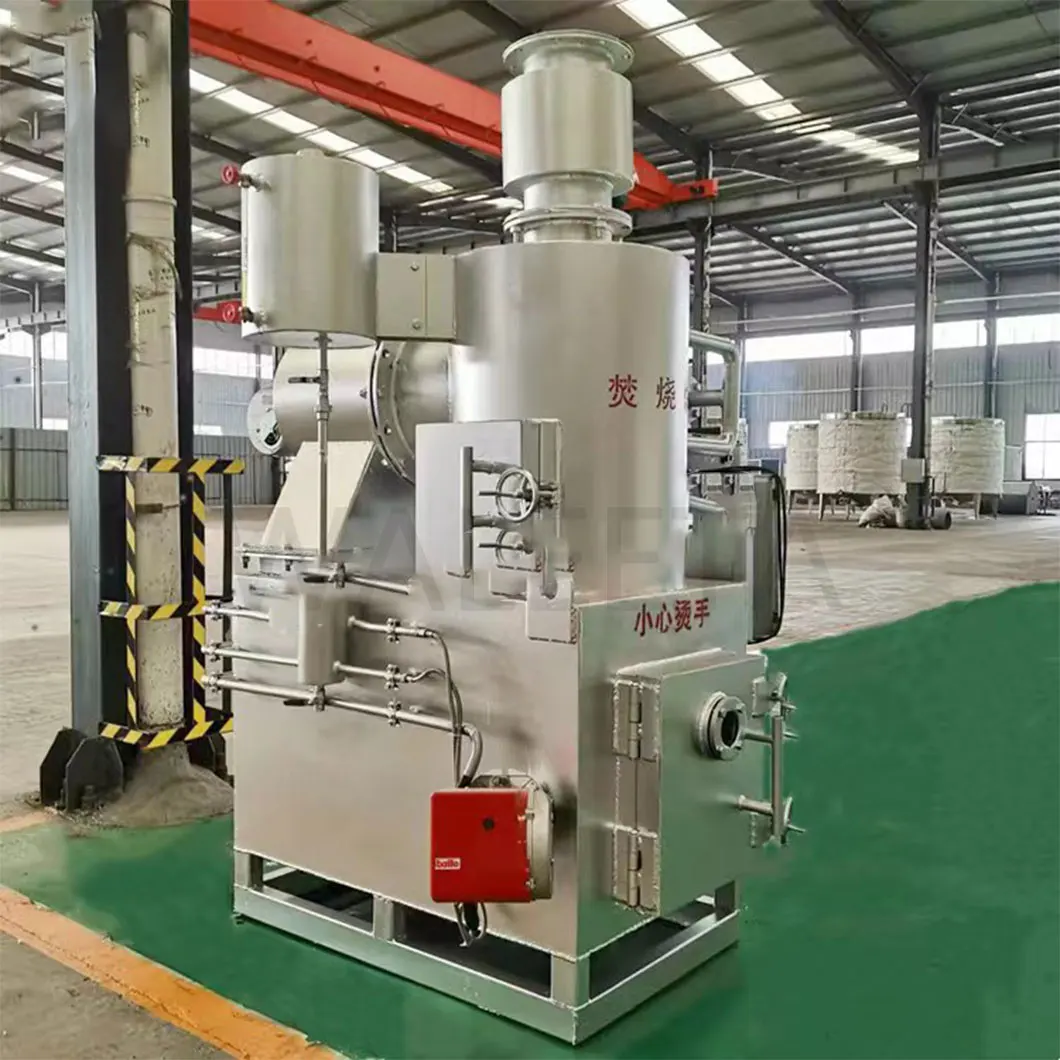 Waste Burning Incinerator Smokeless Hospital Animal Pet Medical Waste Incinerator For Sale
