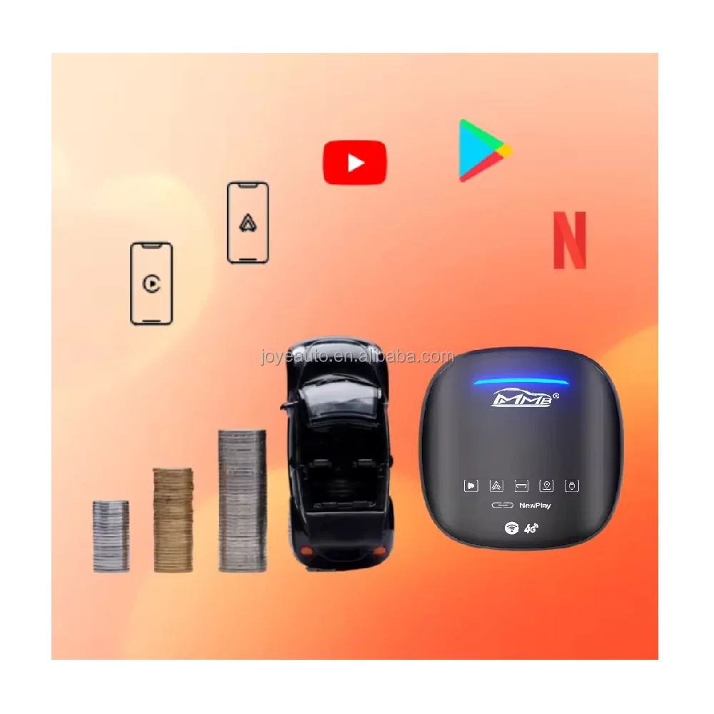 JoyeAuto MMB Android 10 видео ai box беспроводной carplay 4 Гб + 64 зеркальная ссылка для Apple Carplay авто