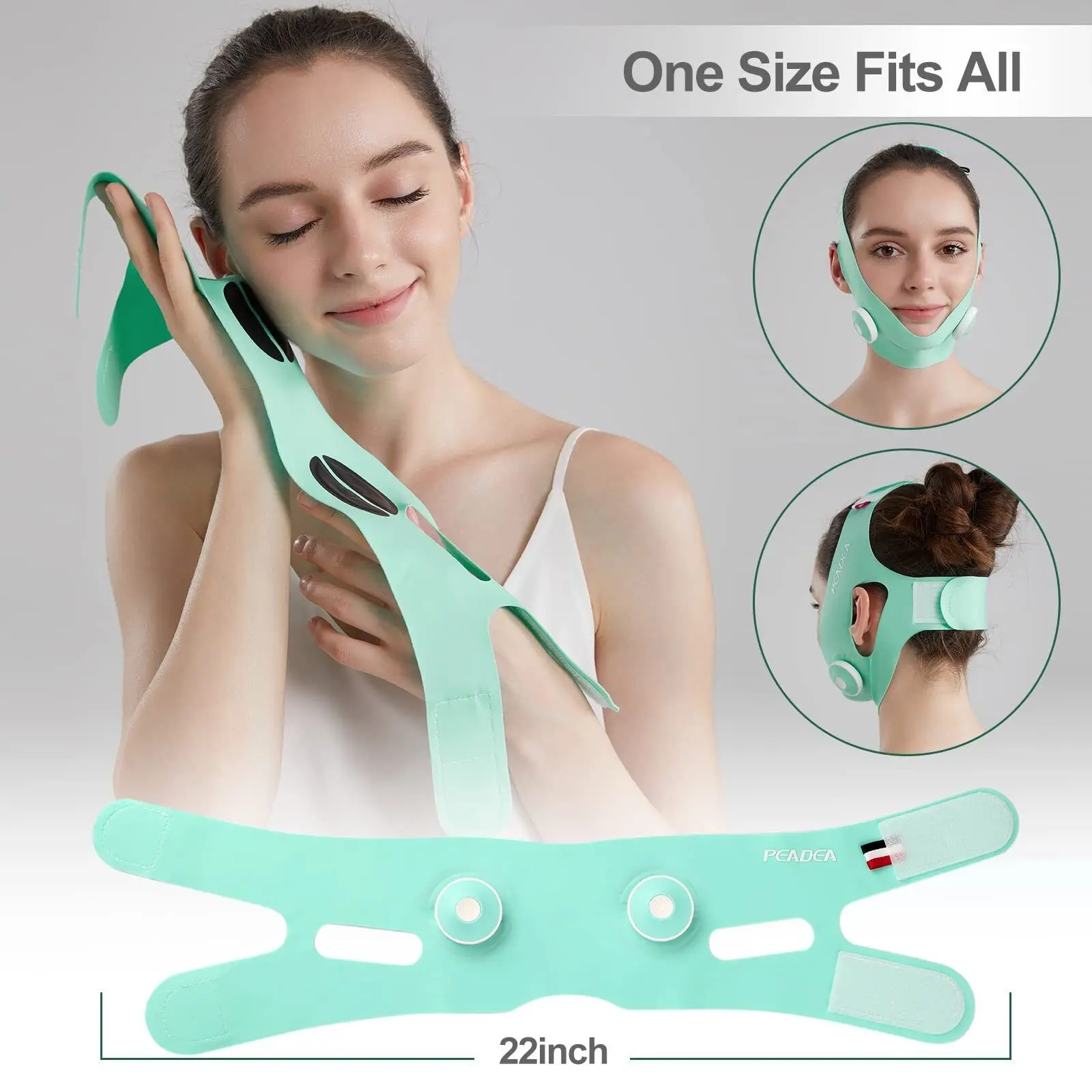 Handheld Electronic  Massager Tape V-Line Face Lifting and Double Chin Slimming Strap Reducer for Face