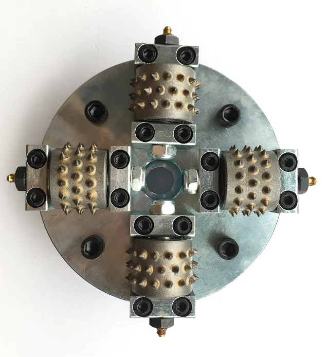 Granite bush hammer finish block Diamond Bush hammer grinding disc