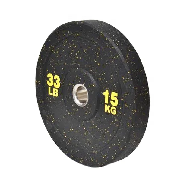 commercial training weightlifting weight plates disc Hi Temp Bumper Plates Weightlifting with crumb