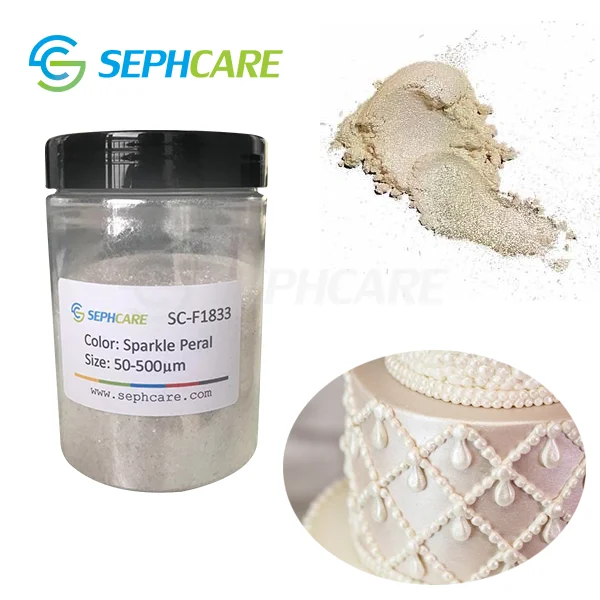 
Sephcare Additive Metallic Luster Dust Edible Glitter Powder Food Coloring Cake Decoration Pigment 