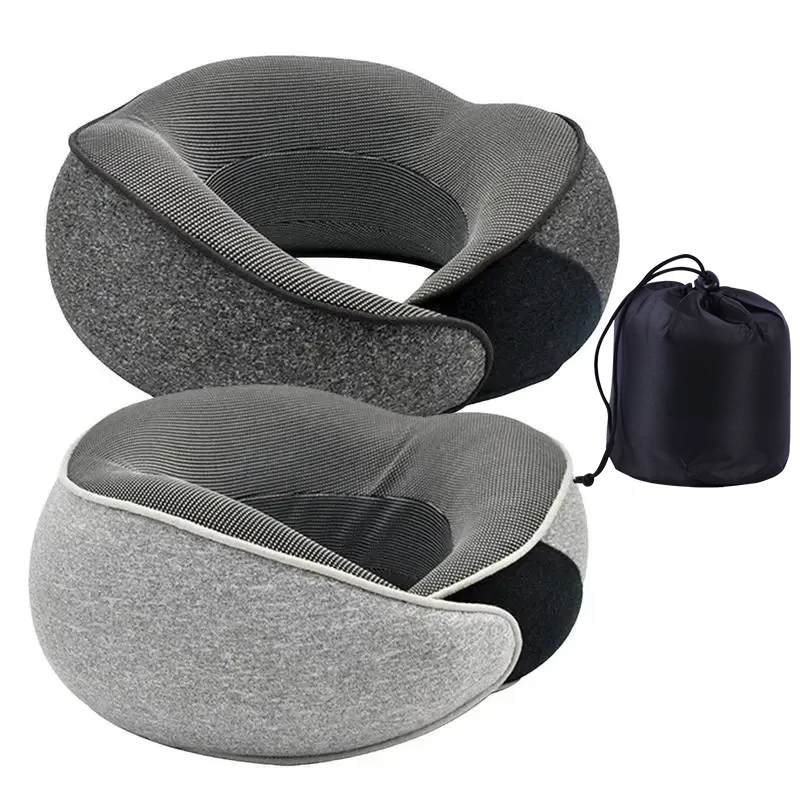 Beezin Cooling Set New Products Ergonomic Office Nap Rest Travel Foldable U Shaped Neck Support Travel Pillow Memory Foam