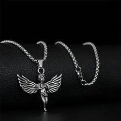 CLARMER personality disco dance hiphop stainless steel jewelry necklace men sweater chain accessories