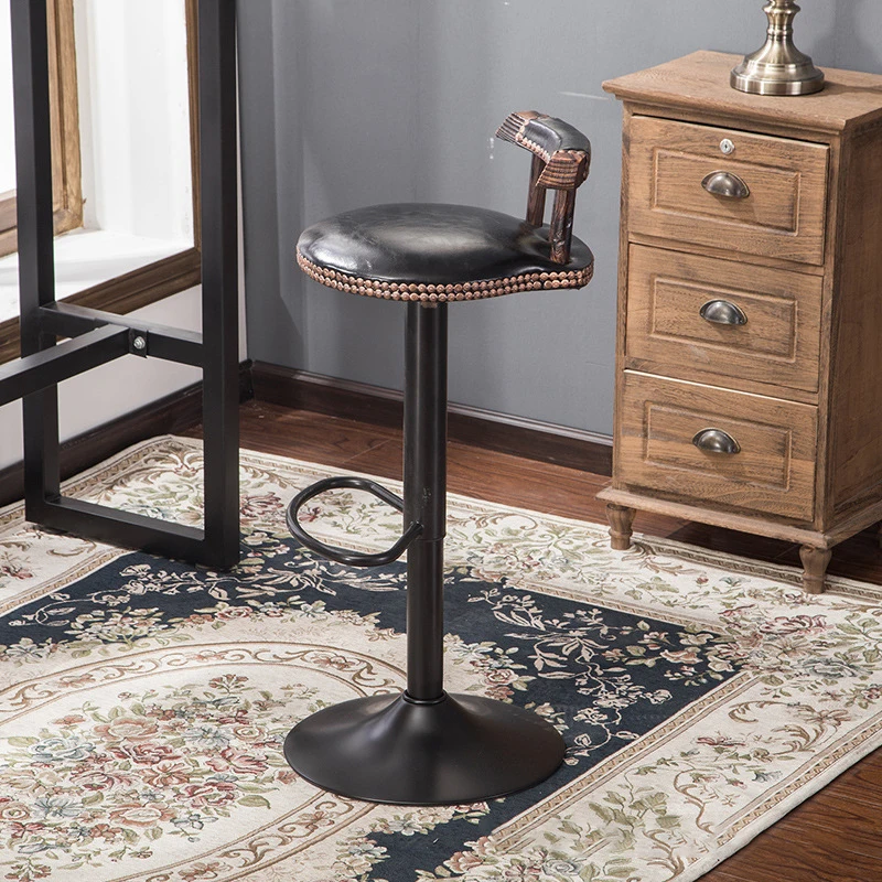 Hot Lift bar chairs American rotating bar chair iron chair home coffee shop Bar stools